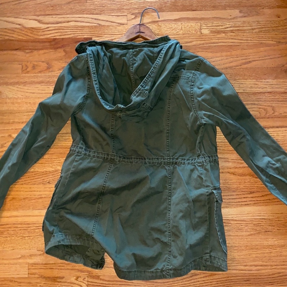 Army Green Fall Jacket - Picture 2 of 4